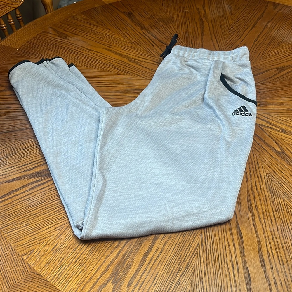Adidas • Gray Joggers - Picture 2 of 8